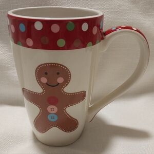 Cost Plus World Market Holiday Gingerbread Man Tall Mug